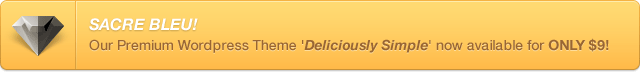 Deliciously Simple Wordpress Theme Promotion
