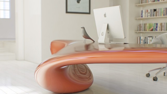 Volna Floor-Mounted Table
