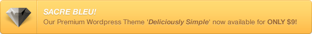 Deliciously Simple Wordpress Theme Promotion