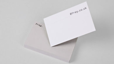 Photo of Fray Minimal Business Cards