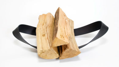 Photo of Minimal Iron Firewood Holder